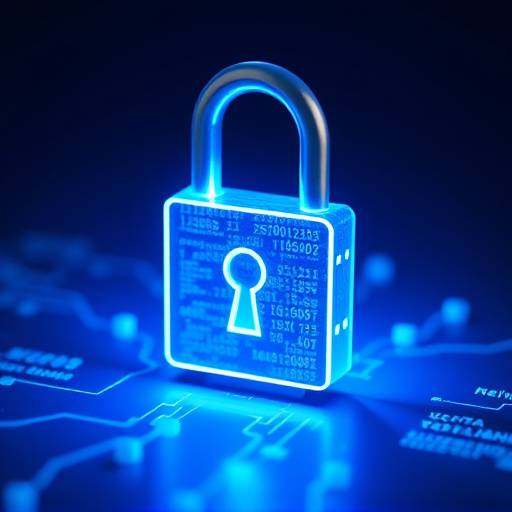 Imagen abstracta de un candado, simbolizando la privacidad y seguridad de los datos en línea.